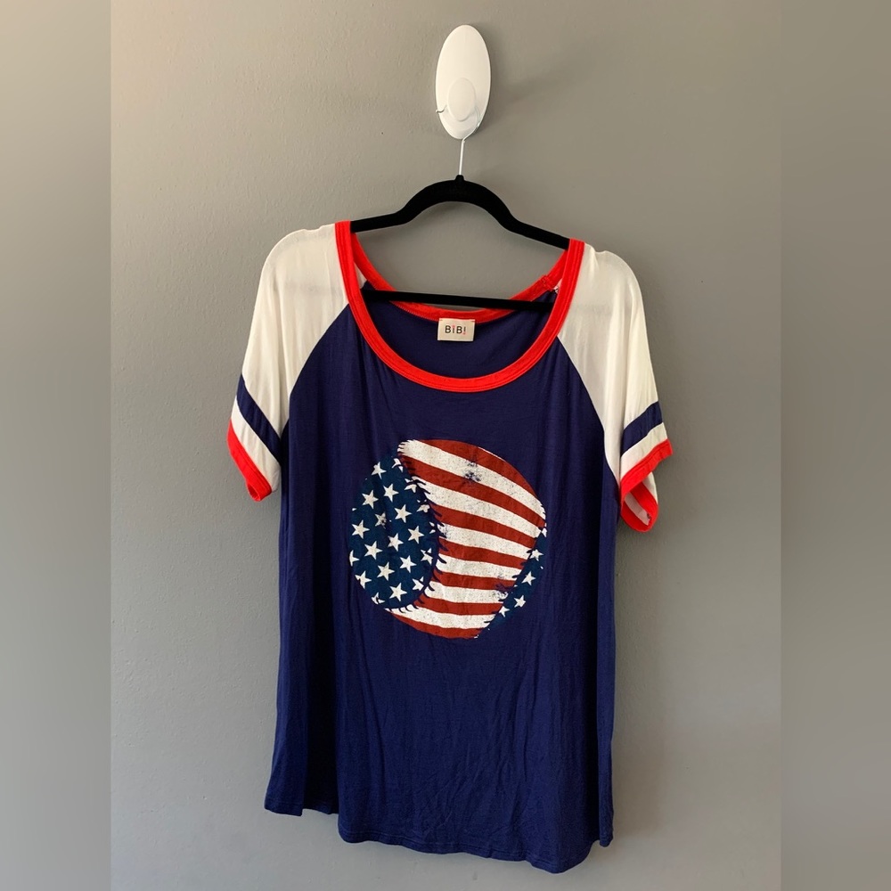 Patriotic Baseball Tee